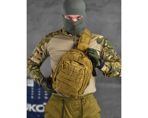 Сумка через плече тактична SILVER KNIGHT coyot РГ4626