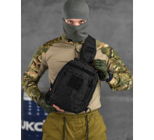 Сумка через плече тактична SILVER KNIGHT black РГ5516