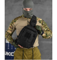 Сумка через плече тактична SILVER KNIGHT black РГ5516