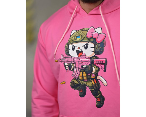 Мілітарі худі FAXIS Kitty pink ТР6968 — фото 4