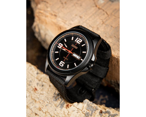 Годинники skmei quartz black ТР6864 — фото 5