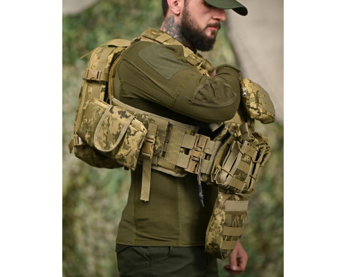 Плитоноска 7.62 з рюкзаком піксельТР6022 — фото 9