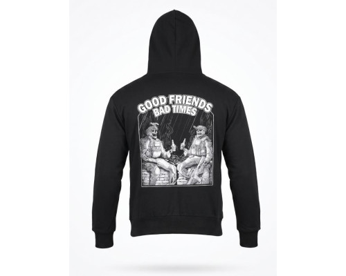 Мілітарі худі TRENASHFriends black ТР6029