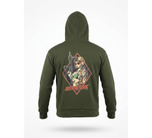 Мілітарі худі TRENASH Just don’t oliva ТР6033
