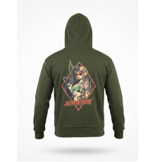 Мілітарі худі TRENASH Just don’t oliva ТР6033