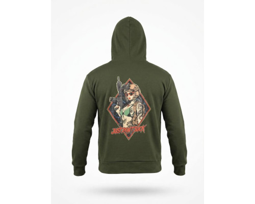 Мілітарі худі TRENASH Just don’t oliva ТР6033