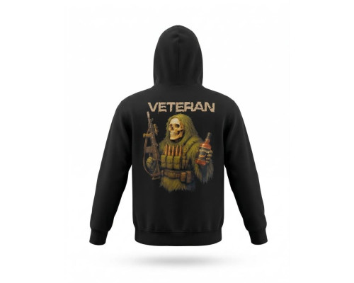 Мілітарі худі TRENASH Veteran black ТР6095