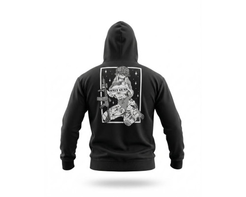 Мілітарі худі TRENASH   Only guns black ТР6097