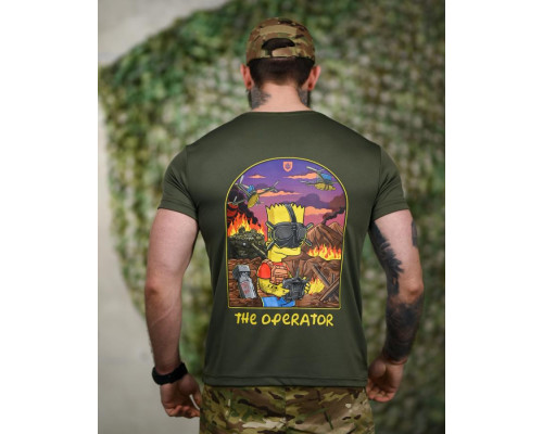 Тактична футболка SELION The operator oliva ТР6220
