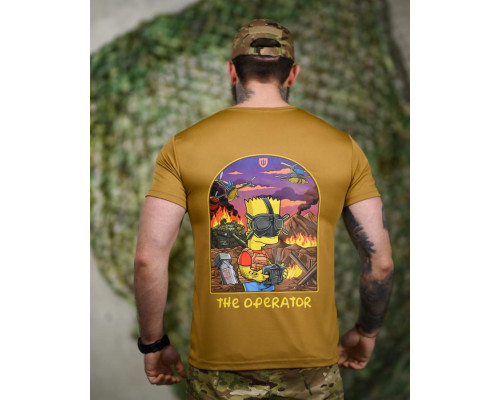 Тактична футболка SELION The operator coyot ТР6221