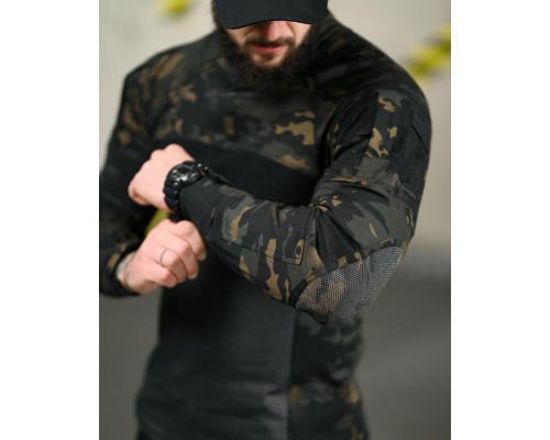 Тактична сорочка Убакс Assault black mtk ВТ4624 — фото 6