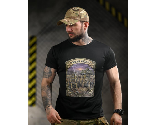 Тактична футболка BORN OF WAR Молодість black ВТ4717