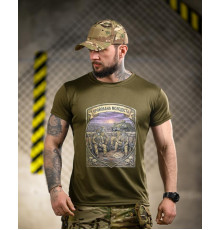 Тактична футболка BORN OF WAR Молодість олива ВТ4720