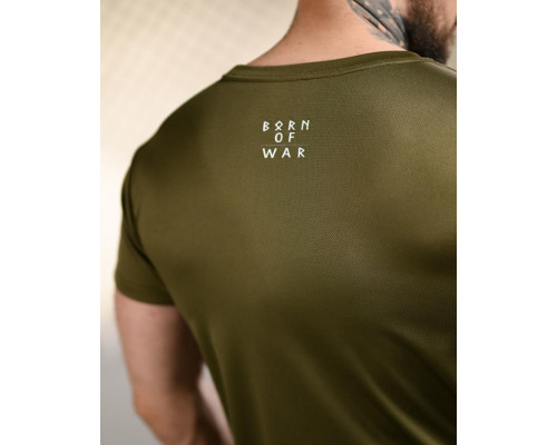 Тактична футболка BORN OF WAR Молодість олива ВТ4720 — фото 5