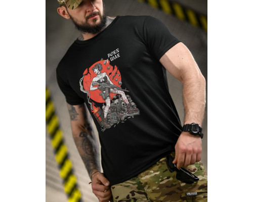 Тактична футболка Born of war black ВТ4722