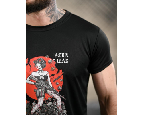 Тактична футболка Born of war black ВТ4722 — фото 4