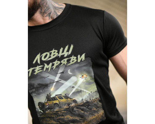 Тактична футболка BORN OF WAR Ловці темряви Black ВТ4724 — фото 9