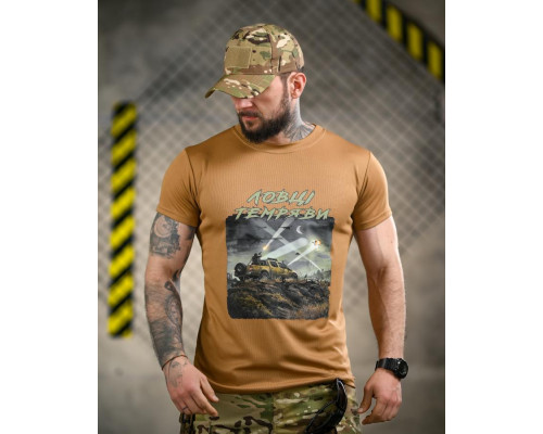 Тактична футболка BORN OF WAR Ловці темряви coyot ВТ4727