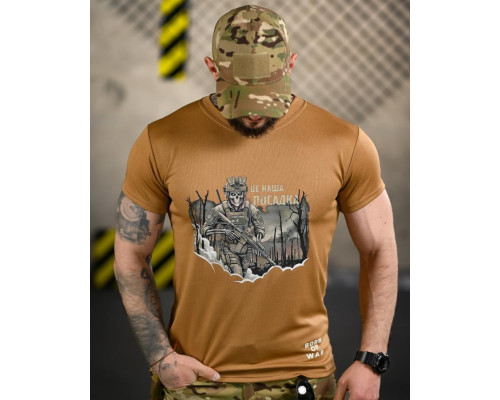 Тактична футболка BORN OF WAR Посадка coyot ВТ4728