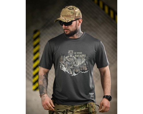 Тактична футболка BORN OF WAR Посадка grey ВТ4729