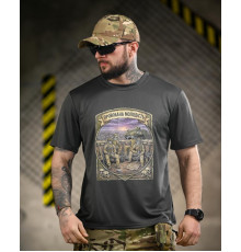 Тактична футболка BORN OF WAR Молодість grey ВТ4730