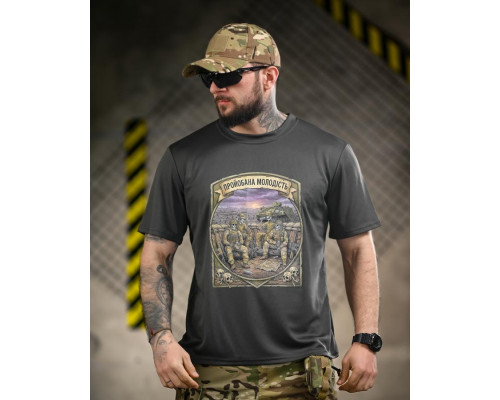 Тактична футболка BORN OF WAR Молодість grey ВТ4730