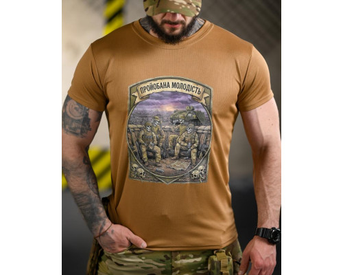 Тактична футболка BORN OF WAR Молодість coyot ВТ4717