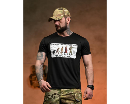 Тактична футболка SELION Tactical black РН2536 — фото 6