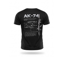 Тактична футболка SELION АК-74 black РН2540