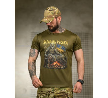 Тактична футболка BORN OF WAR забарань русака олива РН2547