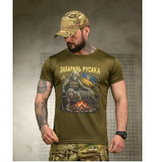 Тактична футболка BORN OF WAR забарань русака олива РН2547