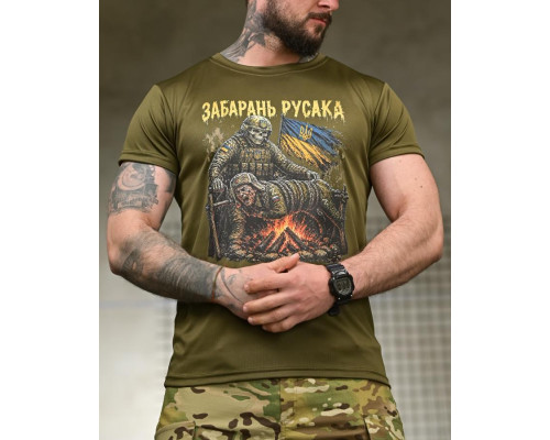 Тактична футболка BORN OF WAR забарань русака олива РН2547 — фото 5