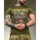 Тактична футболка BORN OF WAR забарань русака олива РН2547 — фото 5