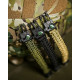 PARACORD БРАСЛІТ З ВІСКОРЕМ, КОМПАСОМ ТА СВИСТКОМ ЧОРНИЙ — фото 4