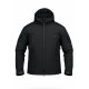 Демісезонна тактична куртка Soft Shell Silver Knight Windstoper чорна ОР1232
