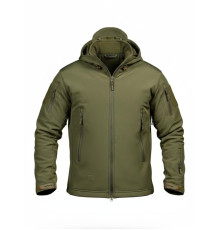 Демісезонна тактична куртка Soft Shell Silver Knight Windstoper олива ОР1233