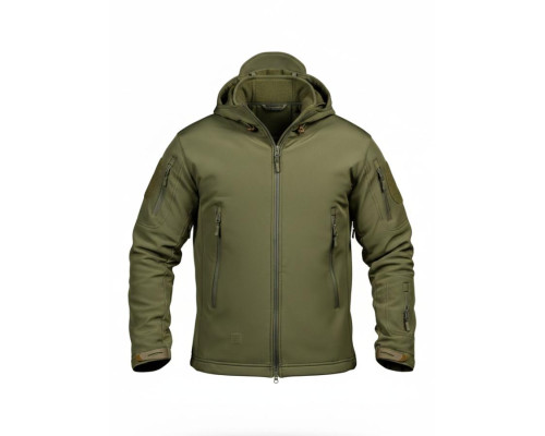 Демісезонна тактична куртка Soft Shell Silver Knight Windstoper олива ОР1233