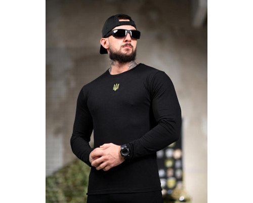 Лонгслів “Тризуб” Black Edition ВТ7115