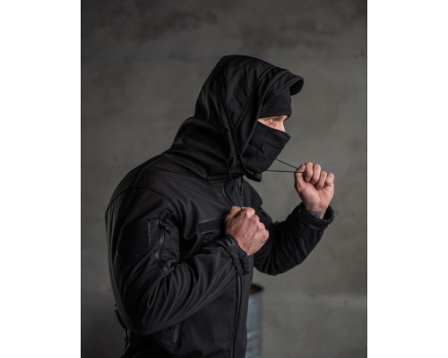 Тактичний костюм SoftShell Police black ВТ7623 — фото 10