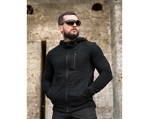 Тактична фліска honeycomb black ВТ0443