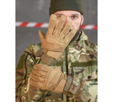 Тактичні рукавички standart кайот 4-0!