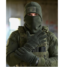 Тактичний флісовий комплект 3 в 1 олива ВТ6387
