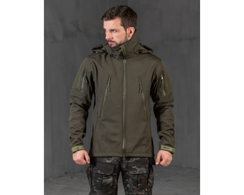 Тактична куртка софтшел Kord second generation oliva ВТ4675