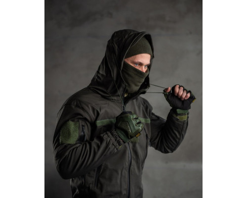 Тактичний костюм софтшел олива aura ВТ0478 — фото 6