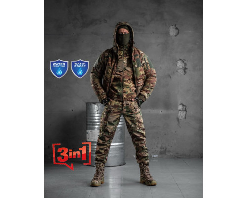 Зимовий тактичний костюм трійка OMNI-HEAT TASLAN ВТ7013