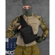 Сумка-слінг тактична з однією лямкою SILVER KNIGHT black ВТ6747