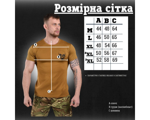 Тактична потовідвідна футболка Odin череп ВН1033 — фото 2