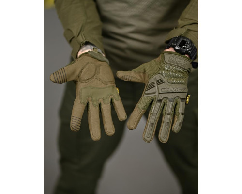 Рукавички тактичні Mechanix M-Pact oliva ВТ7354 — фото 5
