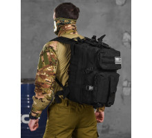 Рюкзак тактичний мультикам 45л 800D Silver Knight USA black ВТ6387