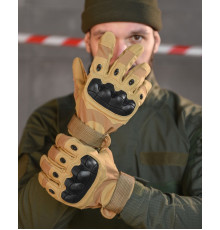 Перчатки OUTDOOR TACTICS ІЗ ЗАХИСТОМ coyot ВТ6011